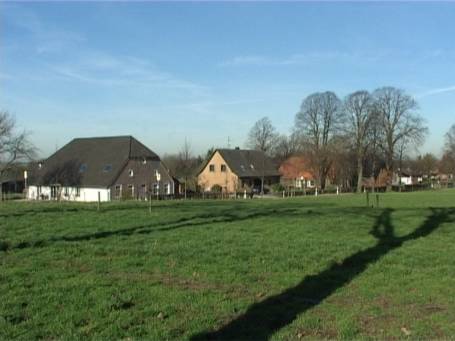 Bedburg-Hau : Louisendorf, Häuser am Louisenplatz